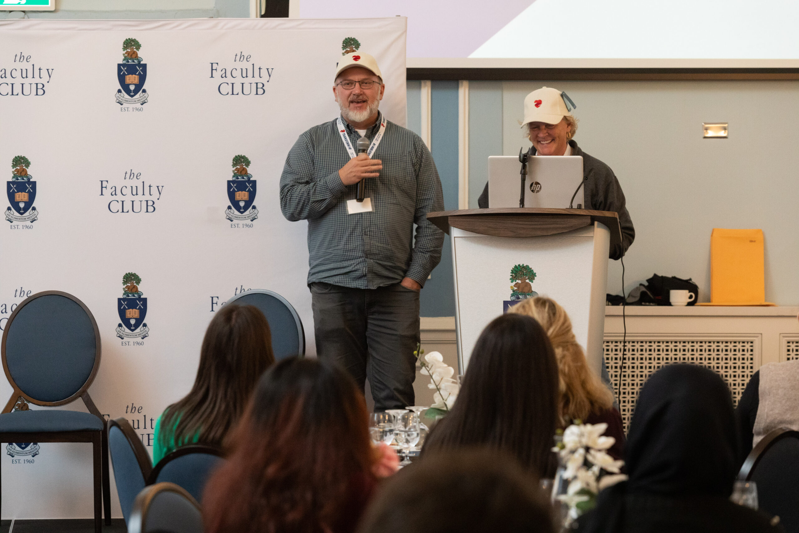 TRANSFORM HF Co-Leads speaking at the 2024 TRANSFORM HF Fall Event